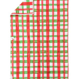Red & Green Microfiber Towel