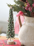 Tall Felt Tree With Red Berries