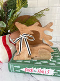 Sitting Wood Deer