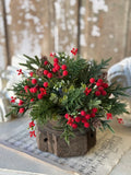 Christmas Berry Half Sphere