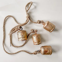 Four Antique Bells Cluster