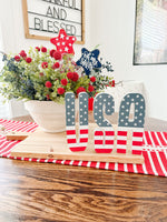 USA Wood Cutout