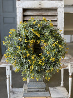 Yellow Berry Wreath