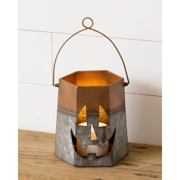 Bucket Jack-O-Lantern