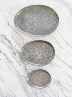 Decorative Galvanized Oval Trays