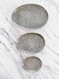 Decorative Galvanized Oval Trays