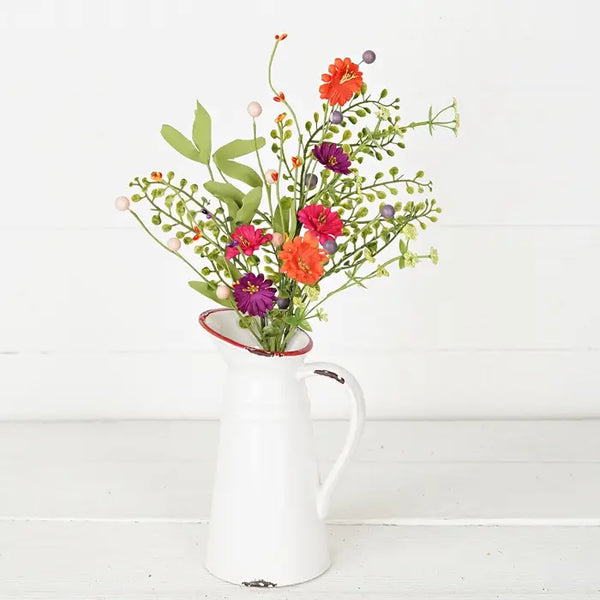 Mixed Flowers Floral Pick