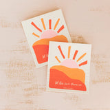 Let The Sun Shine In Swedish Dishcloth