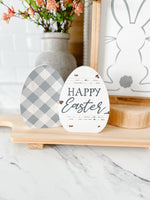 Grey Checked Egg