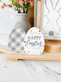 Grey Checked Egg