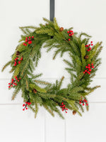 21” White Spruce With Red Berries