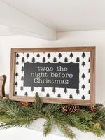 *DOORBUSTER -Night Before Christmas Sign