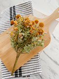 14” Mustard Garden Bliss Floral Pick