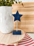 Set Of Three Stars On Base