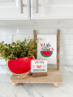 Life Is Sweet Watermelon Tea Towel