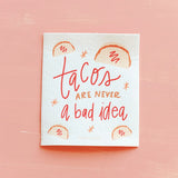 Tacos Are Never A Bad Idea Swedish Dishcloth
