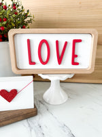 Love Red Sign