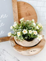 White Flower Half Sphere
