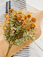 14” Mustard Garden Bliss Floral Pick