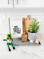 Get Your Green On Tea Towel