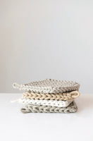 Square Cotton Crocheted Pot Holder