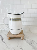 Black Stripe Pitcher