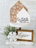 Let It Snow Mini Sign