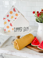 Summer Lovin’ , Wooden House Set