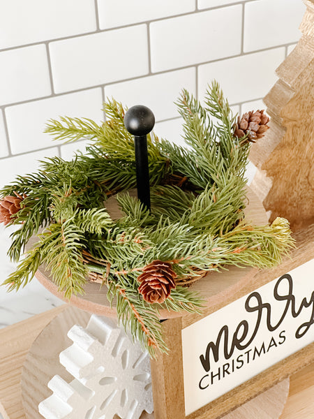What Christmas Means To Me  Mini Wreath