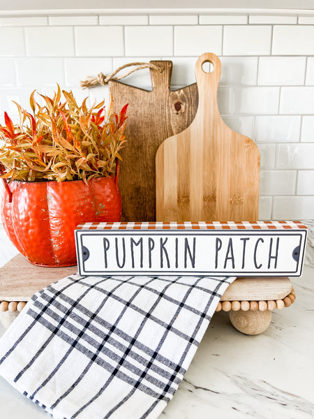 Pumpkin Patch Street Box Sign