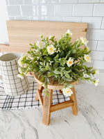 White Flower Half Sphere