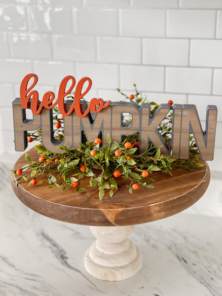 Hello Pumpkin Cutout