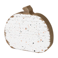 White Wood Speckled Pumpkin