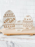 Easter Eggs Set Of Three