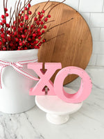 Pink XO Letters