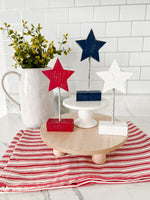 Set Of Three Stars On Base