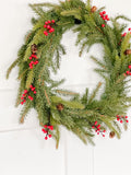 21” White Spruce With Red Berries