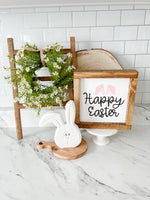 White Flower Mini Wreath
