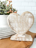 Neutral Wood Heart