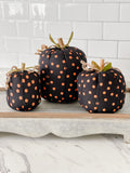 Black Pumpkin Orange Dot
