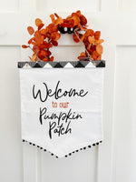 Pumpkin Patch Canvas Banner