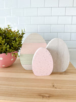 Light Grey Dot Egg