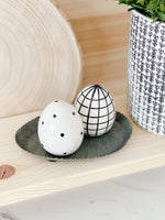 Decorative Galvanized Oval Trays