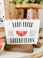 Farm Fresh Watermelon Block
