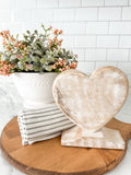 Neutral Wood Heart
