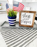 Stars and Stripes- Black