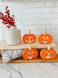 Mini Jack O’Lanterns- Set of Four