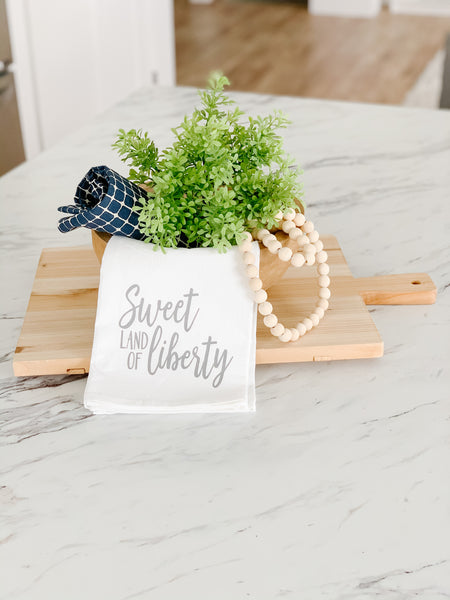 Sweet Land Of Liberty Tea Towel