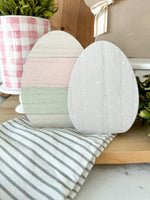 Light Grey Dot Egg