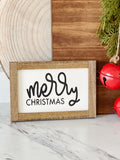 Merry Christmas Mini Sign
